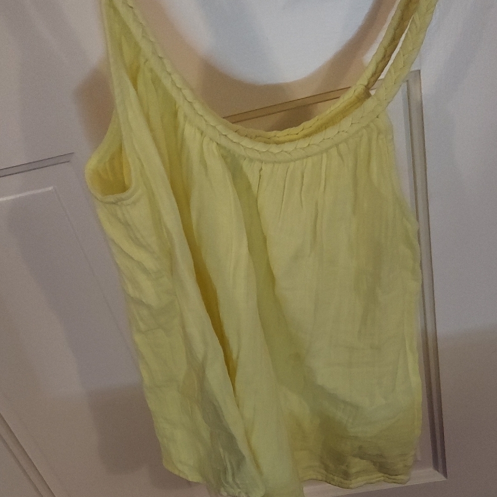 Yellow Sleeveless Top